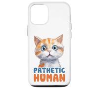 Carcasa para iPhone 12/12 Pro Bonito gráfico Humano patético de Gato