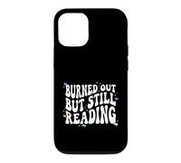 Carcasa para iPhone 12/12 Pro Bookish Burned out But Still Reading Retro Book Club