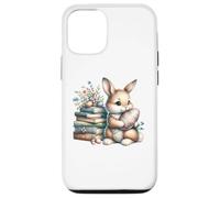 Carcasa para iPhone 12/12 Pro Bookish Easter Bunny Reading Book Every Bunny Loves to Read