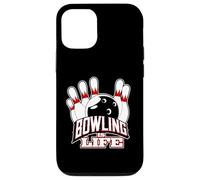 Carcasa para iPhone 12/12 Pro Bowling Is Life - Bolos Divertidos de Bolos