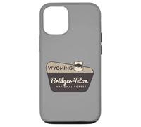 Carcasa para iPhone 12/12 Pro Bridger-Teton National Forest Wyoming Señal de Bienvenida Vacaciones