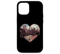 Carcasa para iPhone 12/12 Pro Brooklyn Vintage Heart T-Shirt - Retro NYC Bridge Souvenir