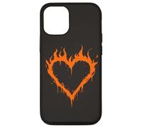 Carcasa para iPhone 12/12 Pro Burning Heart Y2K Grunge