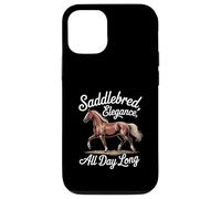 Carcasa para iPhone 12/12 Pro Caballo Americano Saddlebred Saddlebred Elegance