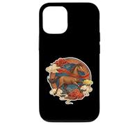 Carcasa para iPhone 12/12 Pro Caballo del Zodiaco Chino Lunar