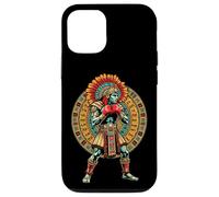 Carcasa para iPhone 12/12 Pro Calendario Guerrero Azteca de MMA Mexicano