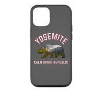 Carcasa para iPhone 12/12 Pro California Republic Bear Yosemite Valley National Park Flag