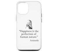 Carcasa para iPhone 12/12 Pro Camisa de Aristóteles sobre la Felicidad Filosofía de Aristóteles