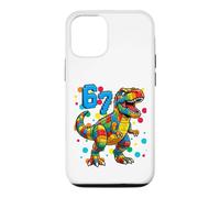 Carcasa para iPhone 12/12 Pro Camiseta Dino I Play with Bricks 6 7 Hours per Day
