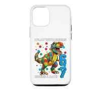 Carcasa para iPhone 12/12 Pro Camiseta Dino I Play with Bricks 6 7 Hours per Day