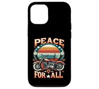 Carcasa para iPhone 12/12 Pro Camiseta Peace to All Ride for Unity & Brotherhood Freedom