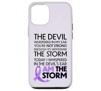 Carcasa para iPhone 12/12 Pro Cancer Warriors I Am The Storm, I Will Survive and Beat It