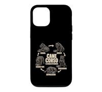 Carcasa para iPhone 12/12 Pro Cane Corso 5 Etapas del Hambre Divertido Regalo Amante de los Perros