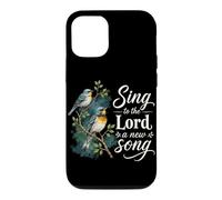Carcasa para iPhone 12/12 Pro Cantar al Señor Una Nueva Canción Fe Cristiana Religión Adoración