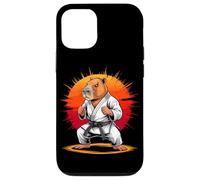 Carcasa para iPhone 12/12 Pro Capybara Black Belt Taekwondo Karate Martial Artist