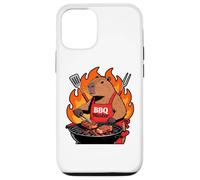 Carcasa para iPhone 12/12 Pro Capybara Cooking Grill BBQ Funny Gift Capybara