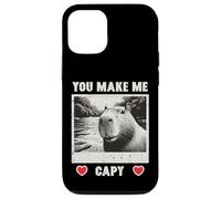 Carcasa para iPhone 12/12 Pro Capybara Selfie Make Me Capy Hombres Mujeres Niños