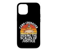 Carcasa para iPhone 12/12 Pro Carp Crusader Buscando la balanza de la Justicia Pesca de la Carpa