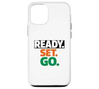 Carcasa para iPhone 12/12 Pro Carrera Ready Go Marathon Go Time Get Moving Sprinter de 10 km y 5 km