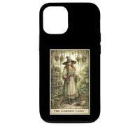 Carcasa para iPhone 12/12 Pro Carta de Tarot The Garden Lady Botanist Gardening