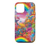 Carcasa para iPhone 12/12 Pro Castillo Rainbow Fairytale Magical Princess Design