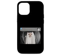 Carcasa para iPhone 12/12 Pro Cat Motion Meme Puerta Delantera Fantasma Divertido Humor Mascota
