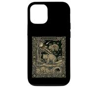 Carcasa para iPhone 12/12 Pro Celestial Wombat Tarot Cartas Astronomía
