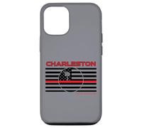 Carcasa para iPhone 12/12 Pro Charleston County South Carolina - Bandera de línea roja Delgada