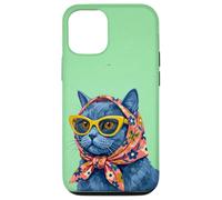 Carcasa para iPhone 12/12 Pro Chartreux Fashion Cats - Portada de Revista, diseño de Gatos