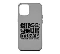 Carcasa para iPhone 12/12 Pro Chase Your Dreams, White/Black