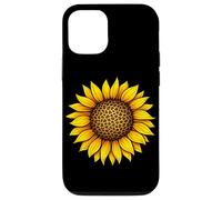 Carcasa para iPhone 12/12 Pro Cheetah Leopard Print Girasol Floral Verano Estética