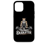 Carcasa para iPhone 12/12 Pro Cheetah Print Stuff Deadlifter Workout Gym - Guepardo para Mujer