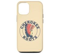 Carcasa para iPhone 12/12 Pro Cherokee Roots Peoples Tocado Tribu Nativa Americana