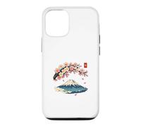 Carcasa para iPhone 12/12 Pro Cherry Blossom Mount Fuji Japanese Ukiyo-e Sakura Art