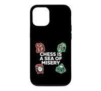 Carcasa para iPhone 12/12 Pro Chess Is A Sea of Misery Funny Board Gamer