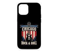 Carcasa para iPhone 12/12 Pro Chicago Rock and Roll Music City Gráfico