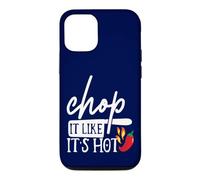 Carcasa para iPhone 12/12 Pro Chop It Like Its Hot Pepper - Disfraz Divertido de Humor de Chef