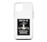 Carcasa para iPhone 12/12 Pro Christian Alien Meme Profecía Paranormal Guerra Espiritual