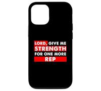 Carcasa para iPhone 12/12 Pro Christian Gym Lover Lord Dame Fuerza para Un Representante Más