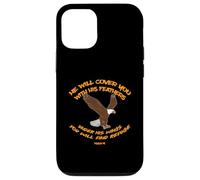 Carcasa para iPhone 12/12 Pro Christian Salmo 91 Protección del Águila Inspiradora