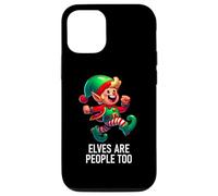 Carcasa para iPhone 12/12 Pro Christmas Xmas Elves Are People Too Funny North Pole Design