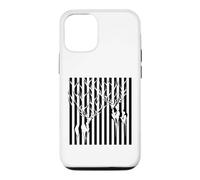 Carcasa para iPhone 12/12 Pro Ciervo Rayas Mystical Whimsigoth Arte Episódico Dibujo