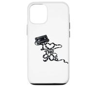 Carcasa para iPhone 12/12 Pro Cinta Adhesiva Suelta con Texto «I Heart The 90s Movie Store Rent»