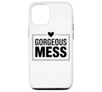 Carcasa para iPhone 12/12 Pro Cita Divertida del Caos del Amor Propio magnífico lío