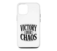 Carcasa para iPhone 12/12 Pro Cita Motivacional inspiradora de Victoria sobre el Caos