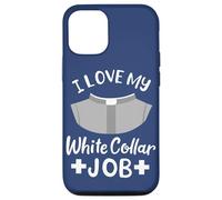 Carcasa para iPhone 12/12 Pro Cita Pastor I Love My White Collar Job Christian Believer