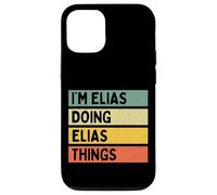 Carcasa para iPhone 12/12 Pro Cita Personalizada Divertida I'm Elias Doing Elias Things