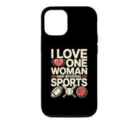 Carcasa para iPhone 12/12 Pro Citas Divertidas de Humor Tengo una Mujer y Varios Deportes