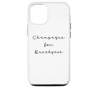 Carcasa para iPhone 12/12 Pro Citation Champagne Humour Breakfast Champagne