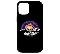Carcasa para iPhone 12/12 Pro Ciudad del Cabo Table Mountain Sudáfrica Retro Travel Gifts
